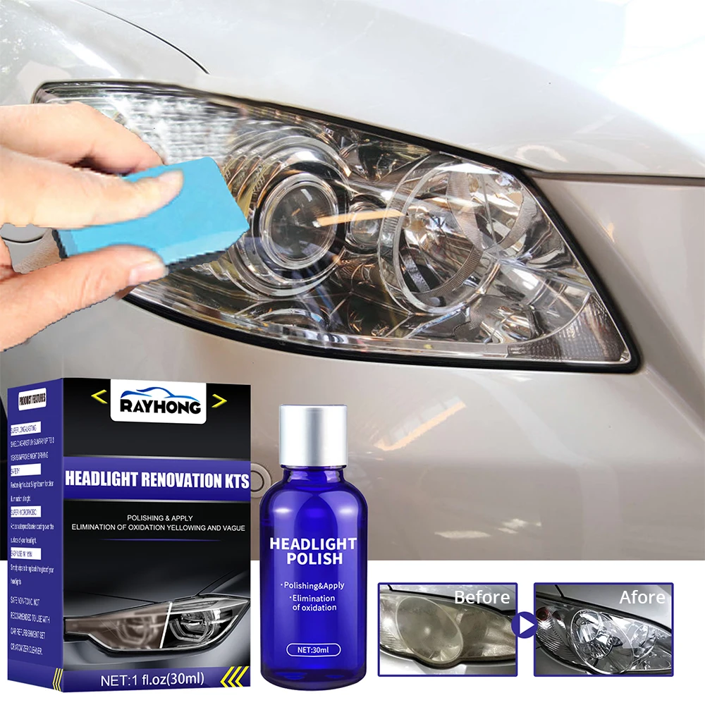 New 30ML Car Headlight Lamp Scratch Restoration Polish Repair Liquid Tool  Kit Car Light Cleaner Car Headlight Polish Liquid Tool - Price history &  Review, AliExpress Seller - Shop5798352 Store