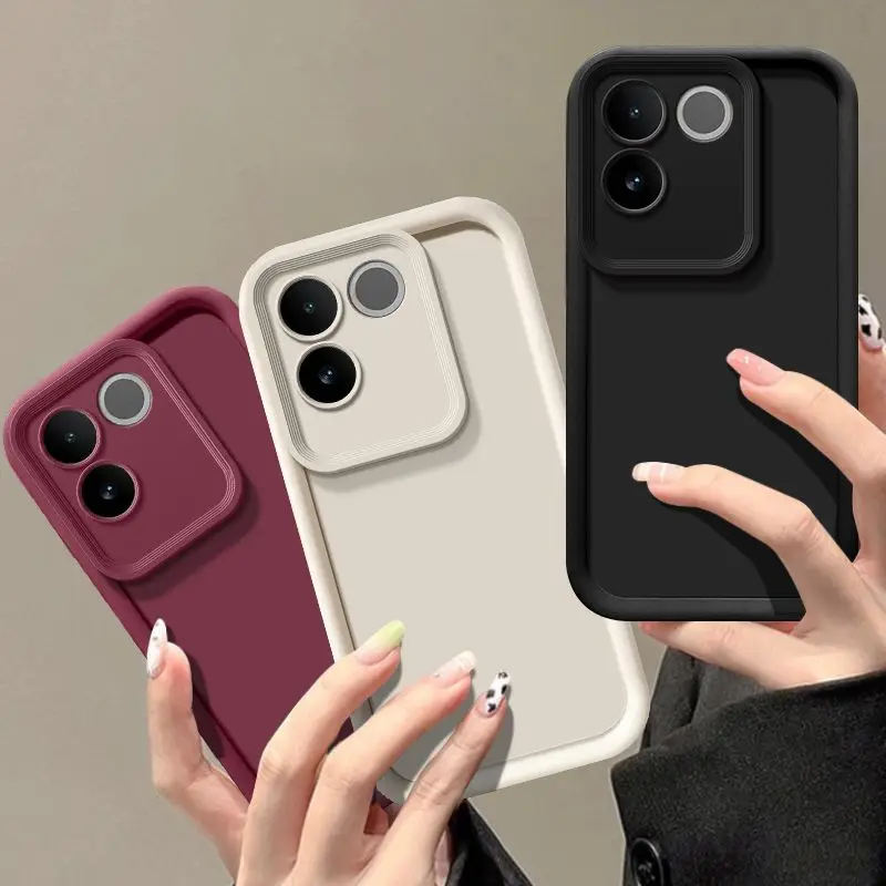 Luxury Candy Matte Soft Cover - Anti-Fall Prevention Phone Case
