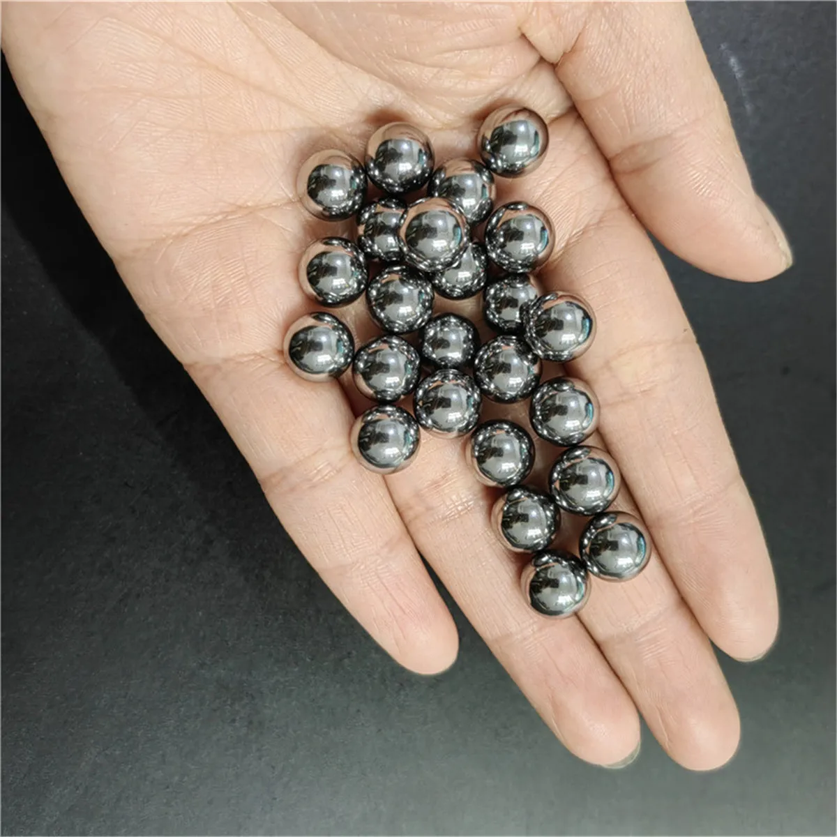 Steel Slingshot Steel Ball Slingshot Ammo 9mm/0.35in 9.5mm/0.37in 10mm/0.39in 11mm/0.43in High Carbon 100pcs1set