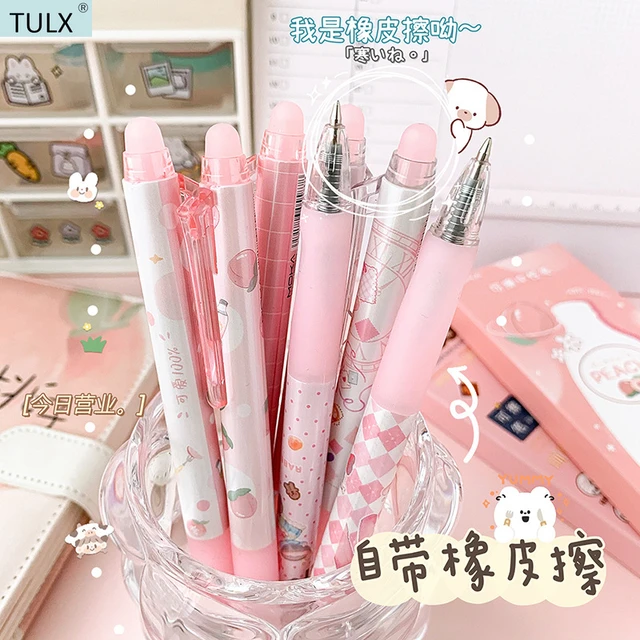 TULX – stylo à gel effaçable kawaii, papeterie scolaire coréenne