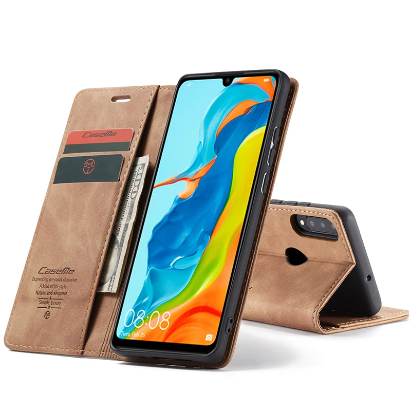 Luxurious Wallet Flip Magnetic Leather Phone Case with Card Holder