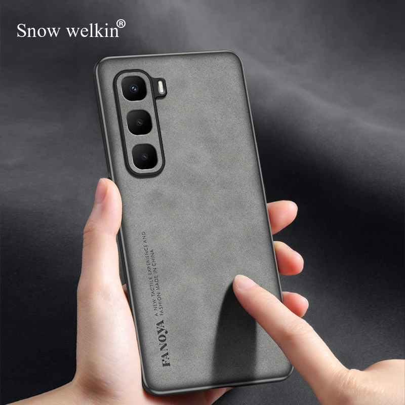 Luxury Sheepskin Leather Shockproof Silicone Phone Case Cover