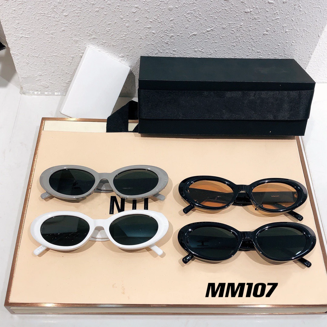 

2024 New GENTLE MM107 Summer Beach Oval Sunglasses Korea Brand Design GM Women Men Travel Drive Glasses UV400 Protection