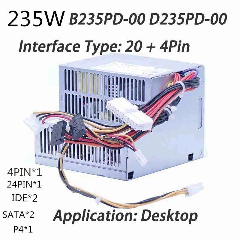 235w Server Power Supply Atx Psu B235pd00 Dp/nd233n D235pd00 Dp/n