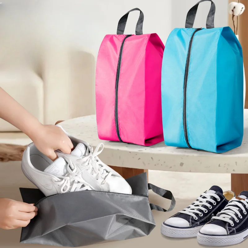 

Shoe Storage Organizer Bags Shoes Storage Bag Travel Portable Nylon Shoe Bag with Sturdy Zipper Pouch Case Waterproof Shoe Bags