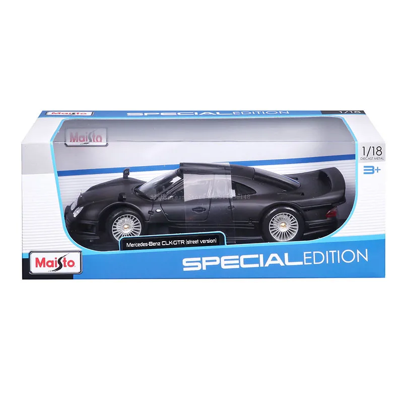 Maisto 1:18 Mercedes Benz CLK-GTR Street Version Classic Alloy Car