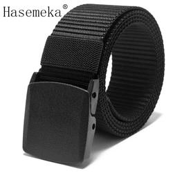 New Automatic Buckle Nylon Belt Male Army Tactical Belt Mens Military Waist Canvas Belts Cummerbunds High Quality Strap