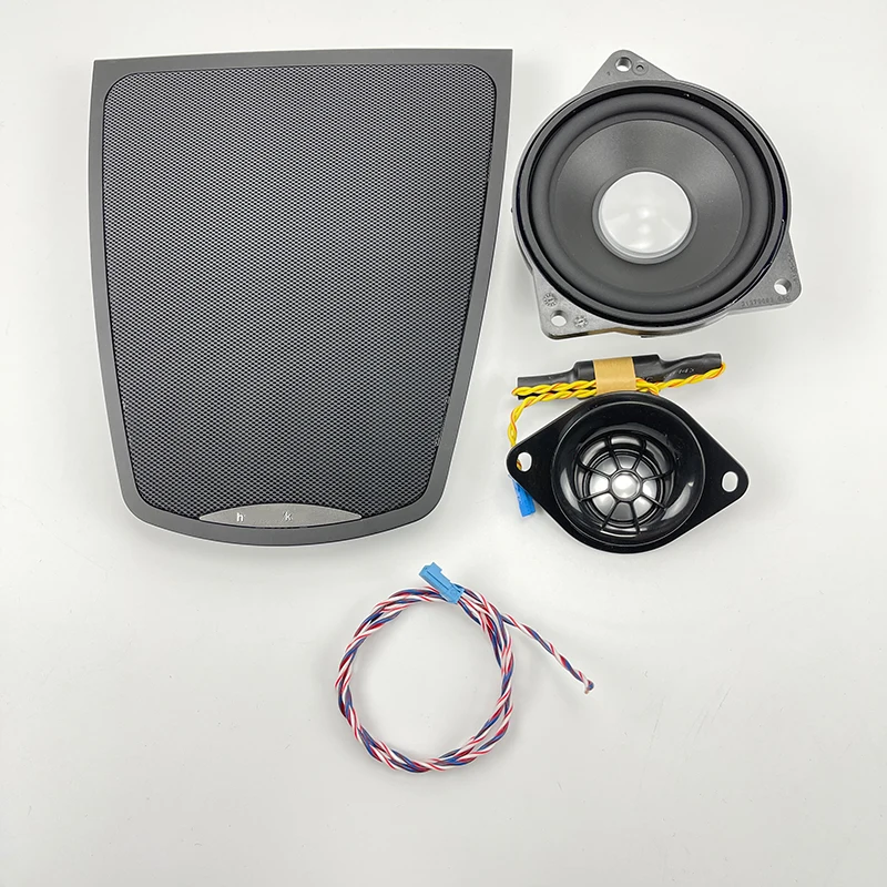 Car Front Door Speaker For BMW F10 F11 5 Series Audio Trumpet Tweeter Cover Head Treble Horn Frame Decoration Original Model Fit for stereo speaker tweeter,door speaker covers