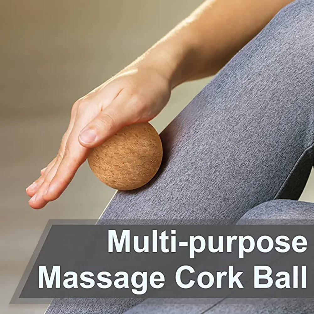 Natural Cork Massage Ball Fascia Ball Yoga Set massage ball,fascia ball