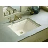 Memoirs Undercounter Lavatory, White, 5" To 6" Product Dimensions	17.31D x 8.63H 1