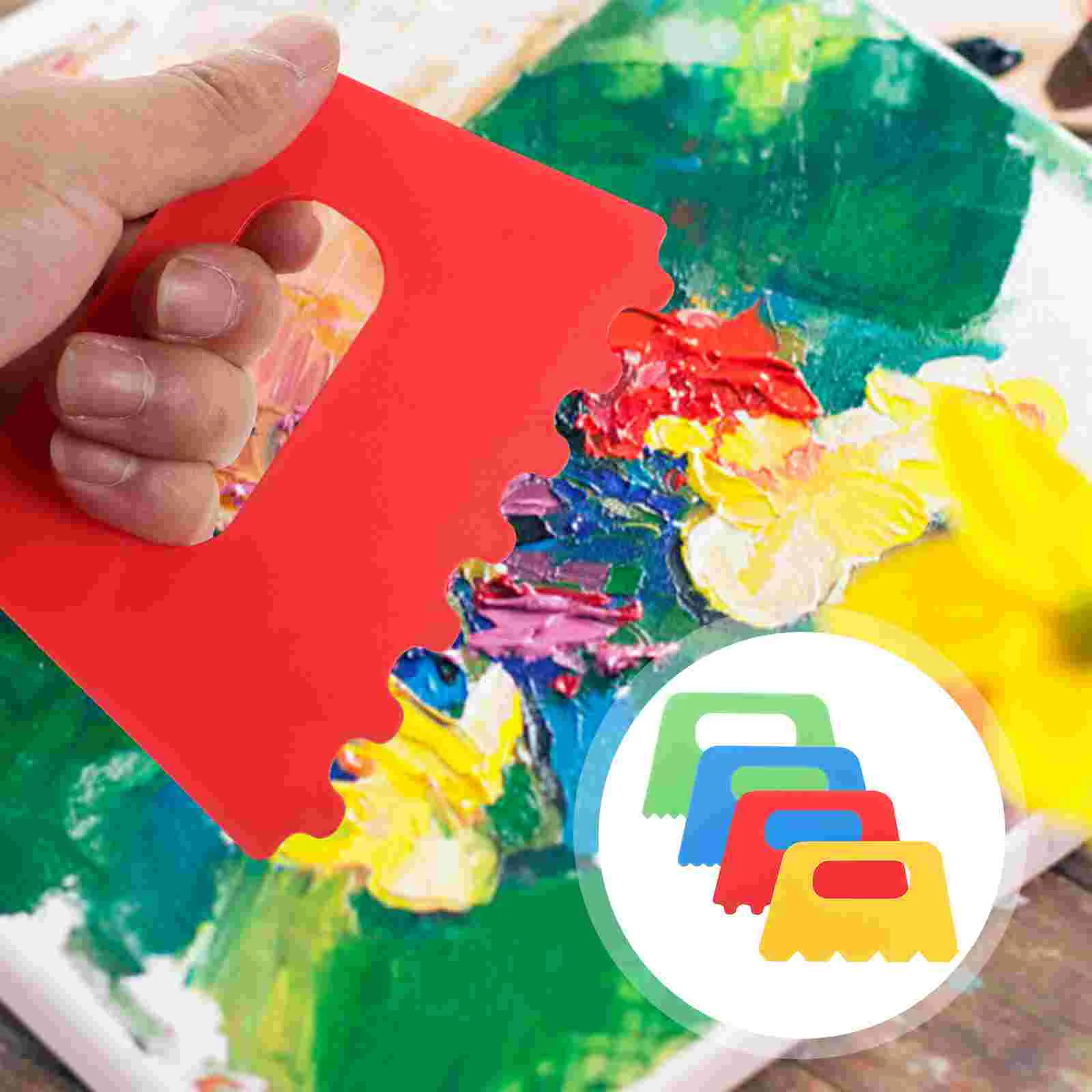 

Children Painting Scraping DIY Painting Line Scrapers