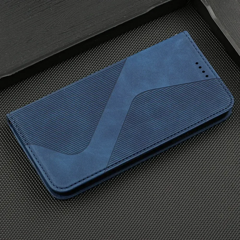 Magnetic Leather Wallet Case with NFC Compatibility