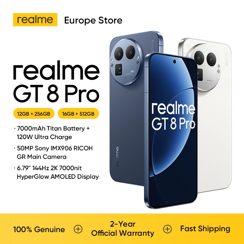 realme GT8 Pro 5G — la batteria di due telefoni in uno solo