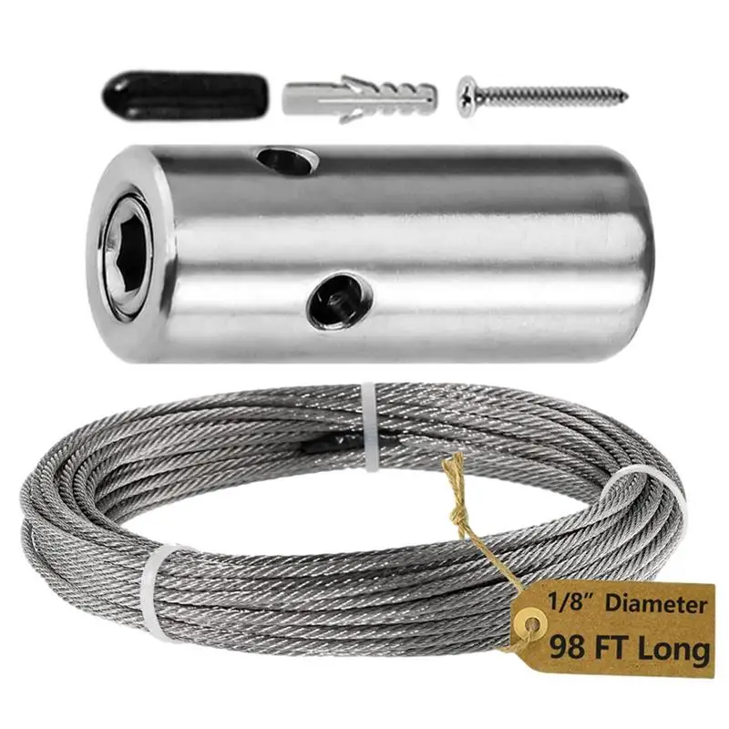 

Stainless Steel Outdoor Wall Trelli System Portable Wire Wall Trellis Set with Allen Key Expansion Anchors Screw Cylindrical Hub