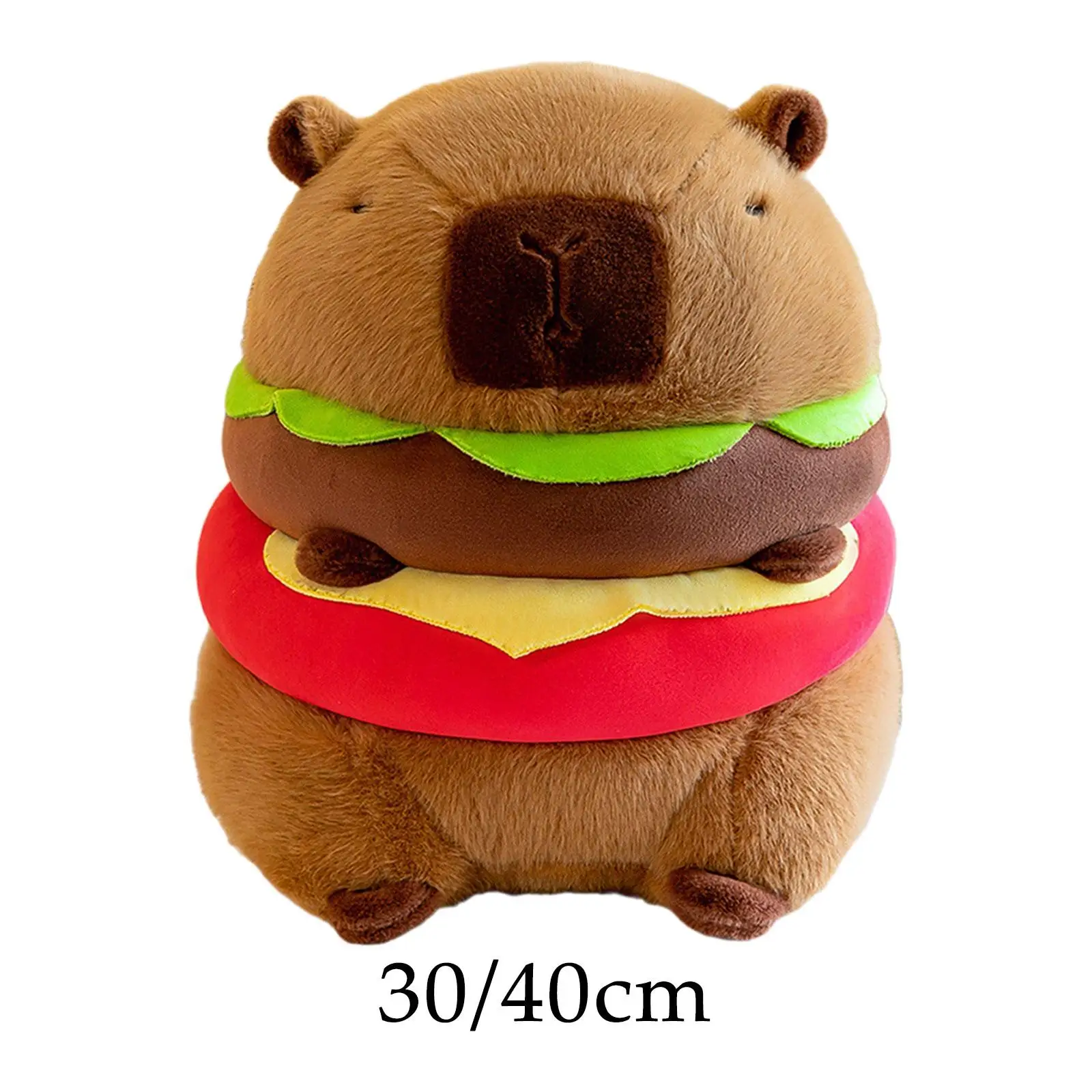 

Capybara Stuffed Plush Cartoon Cute Brown Capybara Plush Toy for Bedroom Living Room Girls Boys Car Home Room Decor Kids Adults