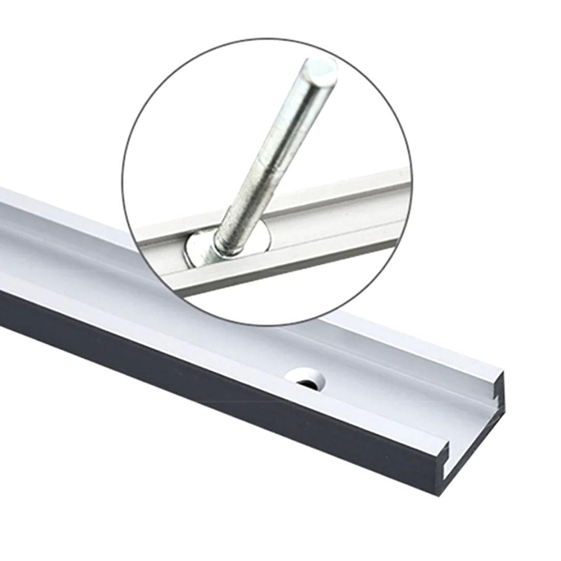 19x9.5mm Woodworking Chute Rail T-track T-slot 300-800MM Miter Track Jig T Screw Fixture Slot Table Saw Router Table DIY Tools miter track jig