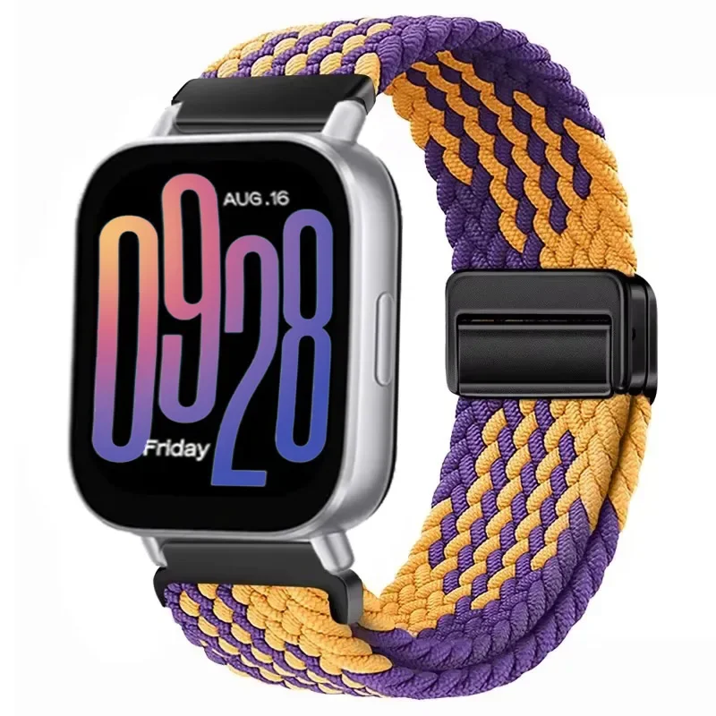 Nylon Loop Magnetic Braided Strap - Comfortable Wristband Bracelet