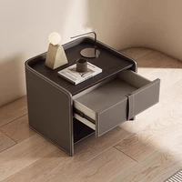 Avec rangement tables de chevet modernes minimaliste avec tiroirs chambre Design tables de chevet italien classique Criado Mudo meubles de maison 5