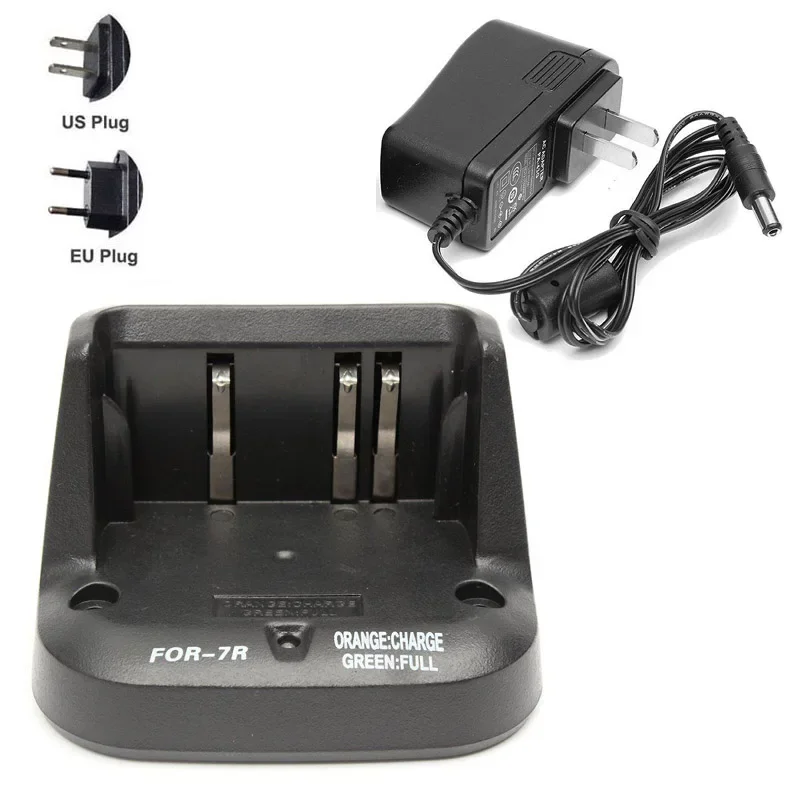 US/EU Plug CD-15 CD-15A FNB-58Li FNB-80Li AC Battery Desk Dock Rapid Charger for YAESU VX-5 VX-5R VX-6 VX-7R VXA-700 HX460 Radio