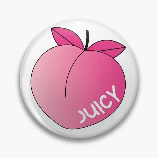 Keep It Juicy Soft Button Pin Gift Lover Funny Hat Clothes Badge Metal Decor Collar Fashion Creative Jewelry Spilla Cartoon