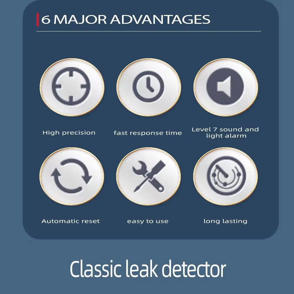 HLD-100+ Gas Detector Leak Monitor Halogen Leakage Detector