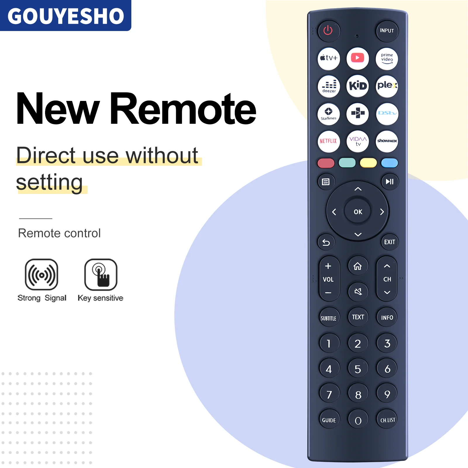 

Новый пульт дистанционного управления EN2V36H для Hisense Smsrt TV