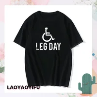 Novelty Novelty Leg Day Graphic Printed Bodybuilder T-shirt Sarcastic Funny Fitness GYM Man T Shirt Casual Loose Fashion Tees 1