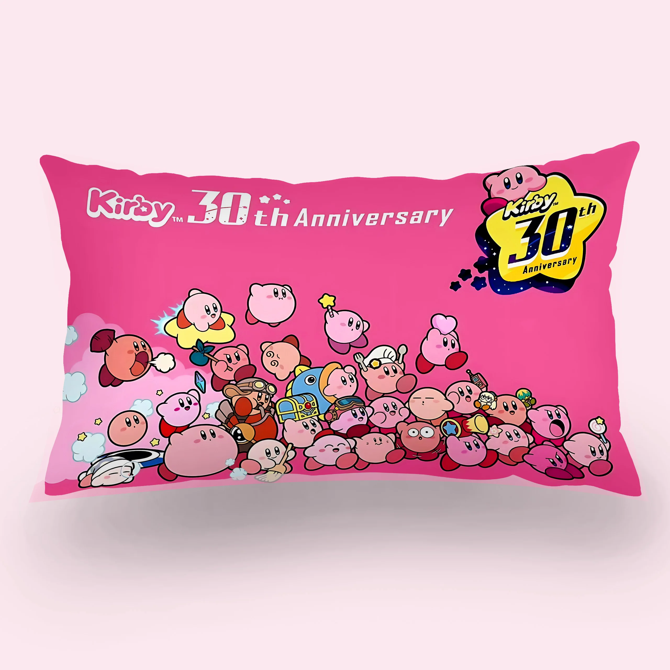 Hot Lovely K-Kirbies Double-sided Printing Rectangle Pillow Case Bedside Pillowcase Sofa Cushion Cover Room Home Decoration