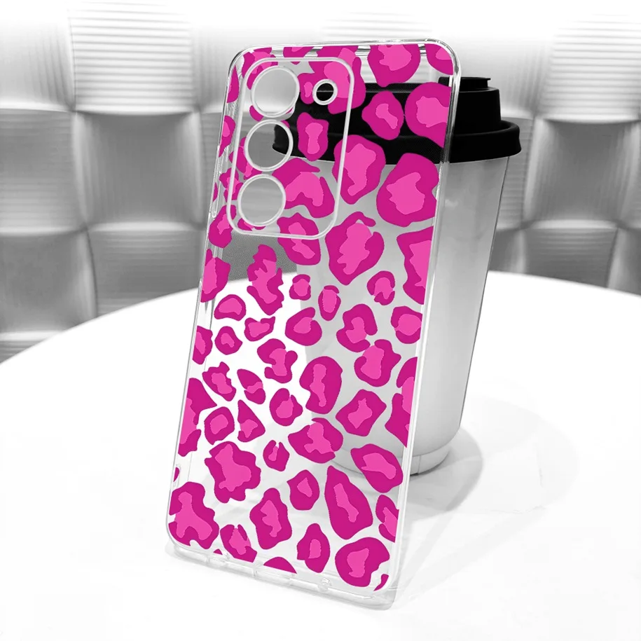 Floral Bow Bumper Soft Silicone Clear Phone Case Cover