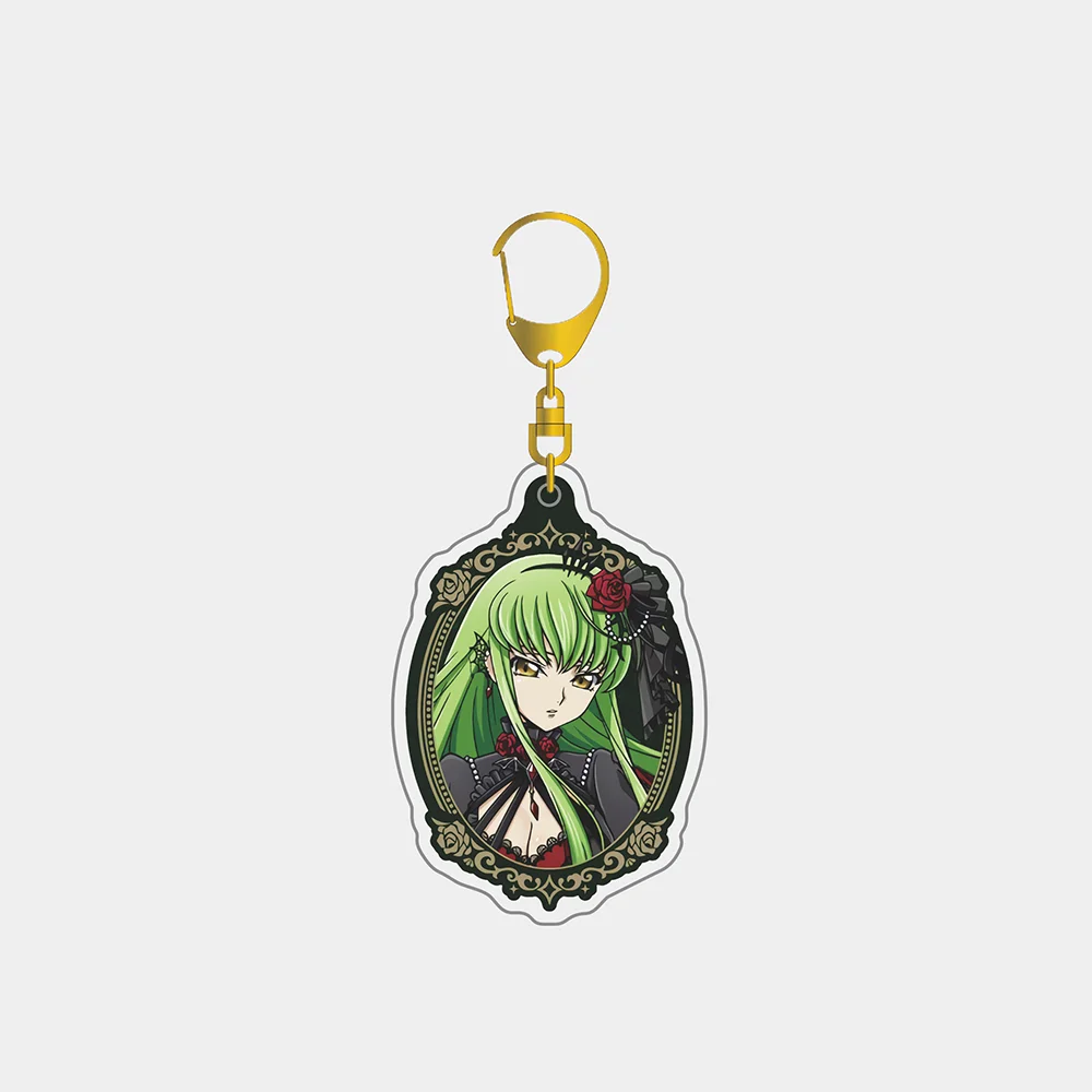 Gothic Vampire Style Anime Acrylic Stand & Keychain Set – Desk Decoration Collectible Gift