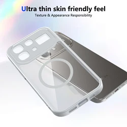 Transparent Silicone Shockproof Case with MagSafe Wireless Charging Compatibility for Infinix GT 30 Pro (GRAY)