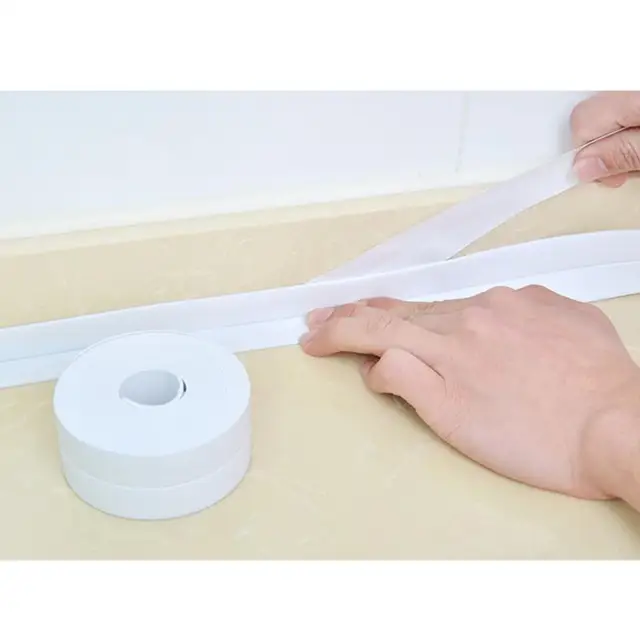 Vízálló Penészálló Szalag Konyha Ízületi Tömítő Fürdőszoba Wc -Rés Fali Kukorica - Image 4