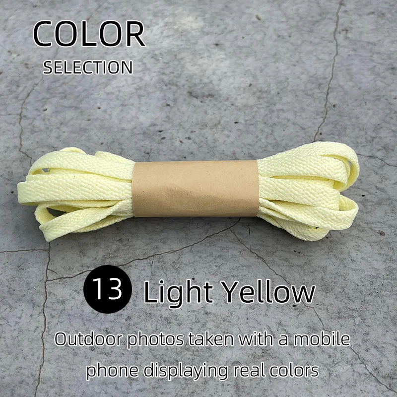 Vibrant HiberniFlat Wide Shoelaces - 25 Color Options