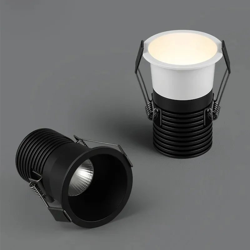 LED 천장 COB 다운라이트 디밍 가능 5W 7W 9W 12W 15W 18W 매입형 LED 천장 램프 스포트라이트 전구 실내 조명