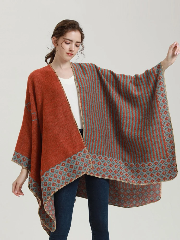 ������ ���� ĳ�ù̾� ��ī�� �ܿ� ���� ��� �β��� �� �� ī�� �Ķ� Mujer Pashmina Chales Echarpe Hiver Luxe