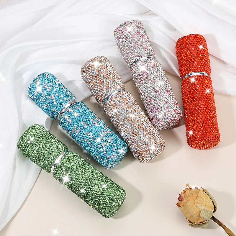 Neue 10 ml Tragbare Mini Diamant Glas Nachfüllbare Parfüm Flaschen Spray Pumpe Leere Kosmetische Behälter Zerstäuber Fläschchen Für Reise – Detail 2