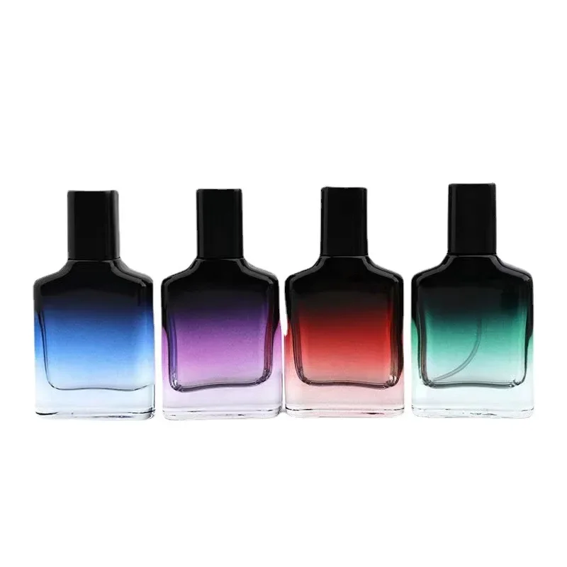 

5PCS 25ml Colorful Portable Premium Spray Perfume Empty Glass Perfume Separate Press Type Refillable Bottles Free Packing Tools