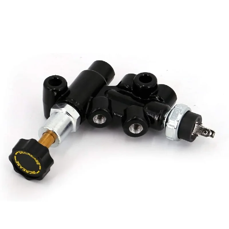 Brake Proportional Valve Set 260-13190 Adjustable Knob Proportioning Valve Kit Direct Replacement With Bracket 260-11179