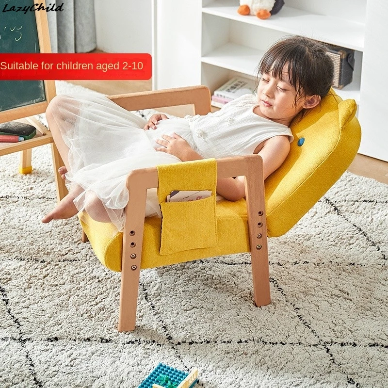 

Детский диван Lazychild для мальчиков, милый детский диван, угловой стул для чтения, мини-стул для чтения, сиденье с откидывающейся спинкой для девочек