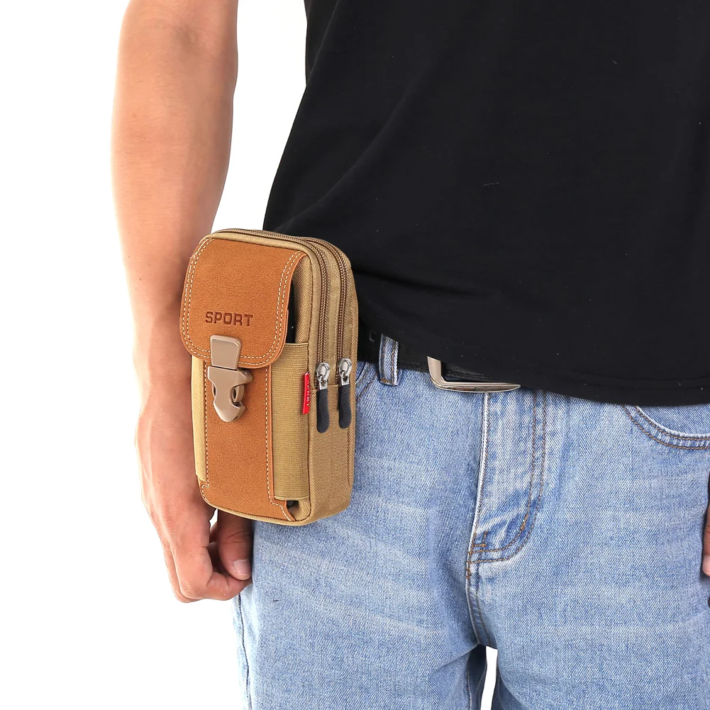 Sac Banane Tactique Multifonction - Ceinture, Téléphone, Portefeuille - Nylon Homme