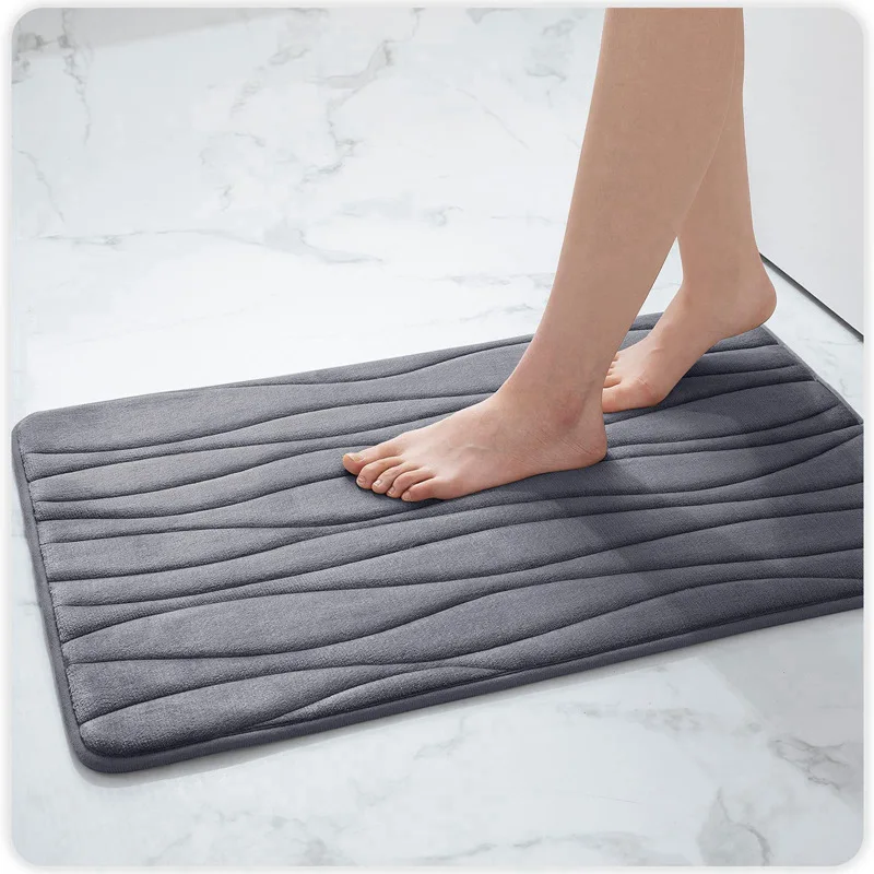 Dropship 1pc Thickened High Fluff Floor Mat Bathroom Water