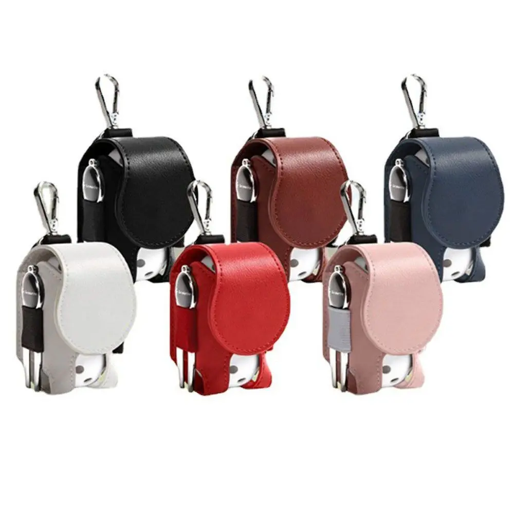 Mini Pocket Leather Golf Ball Storage Pouch Portable Golf Waist Holder Bag Mini Golf Ball Container Waist Storage Bag
