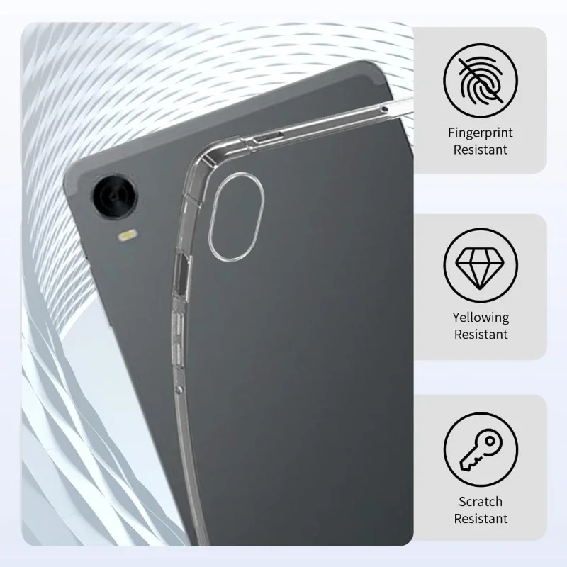 Clear TPU Back Cover with Shockproof Airbags
