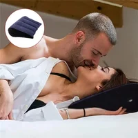 Inflatable Travel Multifunctional Body Pillow Lumbar Yoga Pillow Travel Positions Support Air Cushion Triangular Pillow 2