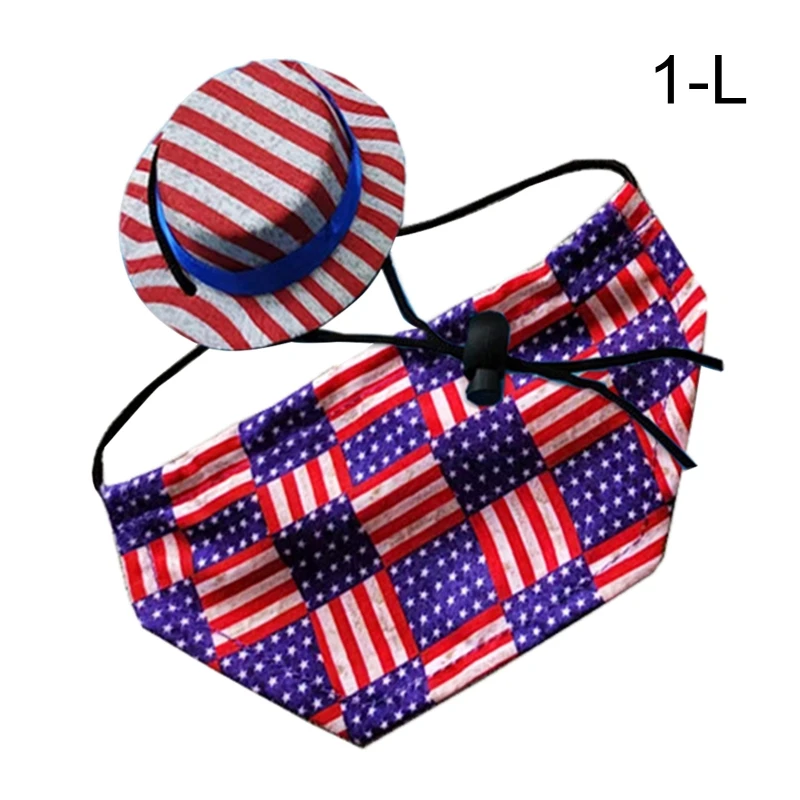Bearded Dragon Costume Set Hat and Cloak For Reptiles 4th of July Photo Props