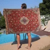 Boho Persian Rug Pattern Microfiber Printed Beach Towel Mountain Climbing Yoga Beach Swimming Running Absorbent Soft Towel 3