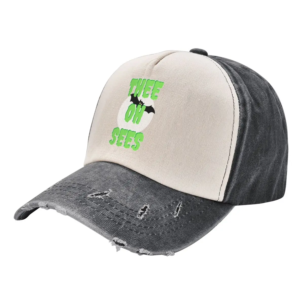 

thee oh sees,Mens Thee OH Sees A Weird Exits Short Sleeves Baseball Cap Golf Trucker Cap derby hat custom Hat Women Men's