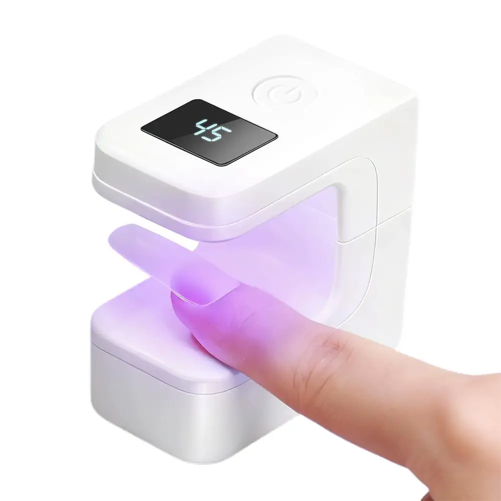 미니 충전식 UV LED 네일 램프 젤 네일용 빠른 건조 네일 램프 머신 UV LED 젤 폴리쉬 네일 건조기 램프 매니큐어