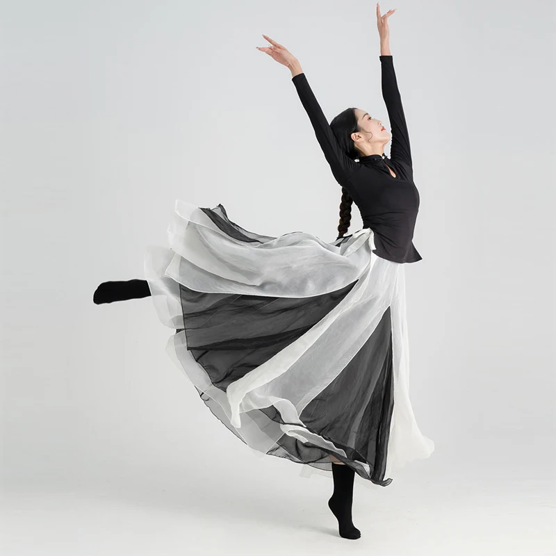 Chiffon Skirt Long Skirts For Dance Dance Skirt Long Wrap Skirt