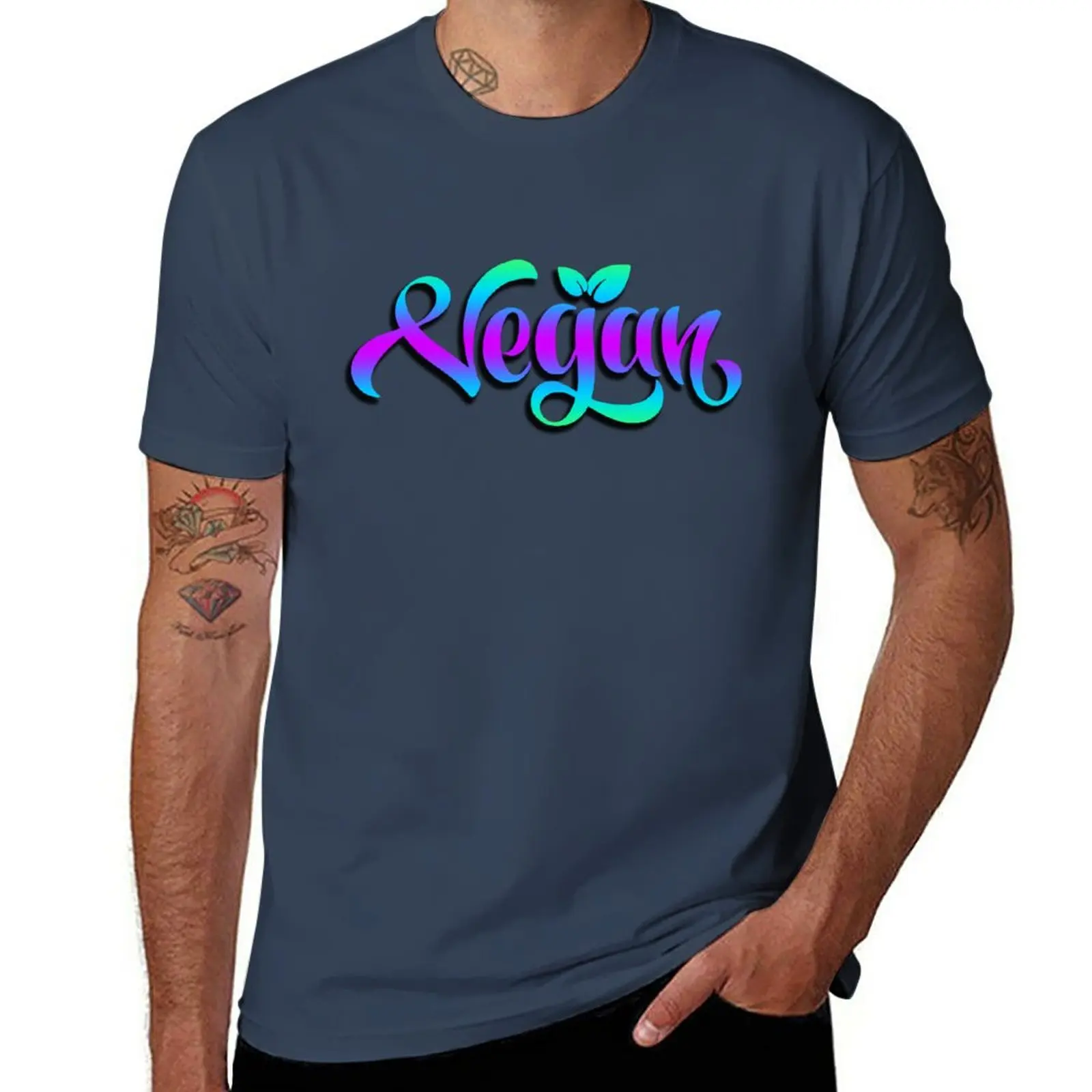 

Vegan T-Shirt sweat Short sleeve tee quick-drying funny t shirts for men